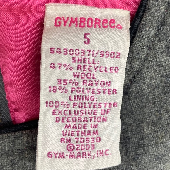 Gymboree Girls Recycled Gray Wool Dress size 5 - Picture 5 of 7